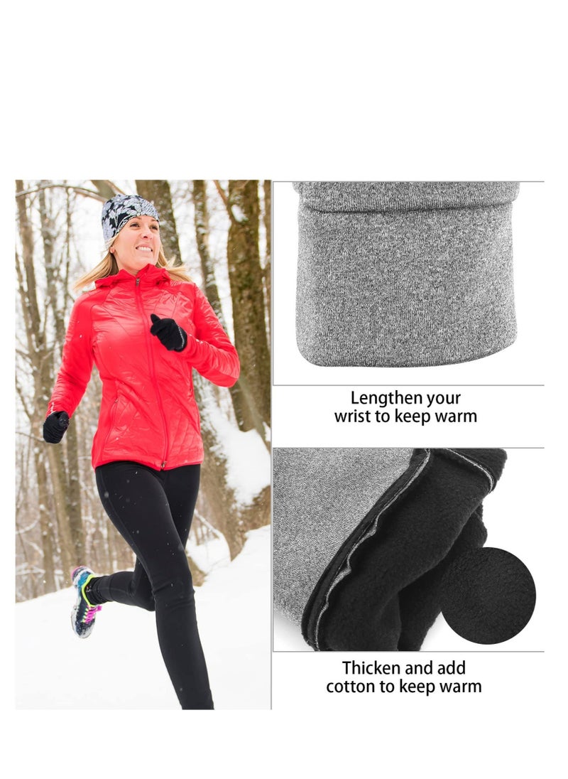 Winter Cycling Gloves Men Women,  Anti Slip Touchscreen Padded, Bike Glove Water Resistant Windproof Warm Anti-Slip for Running,  Biking, Workout, Hiking Camping, Skiing Sports