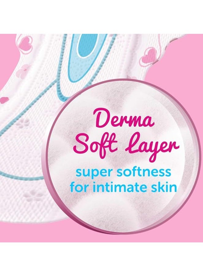 whisper ultra skin love SOFT SANITARY PADS, 30 XL+ PADS, COTTONY SOFT, OUR #1 SOFTNESS, IRRITATION FREE, FOR INTIMATE SKIN, DISPOSABLE WRAPPER