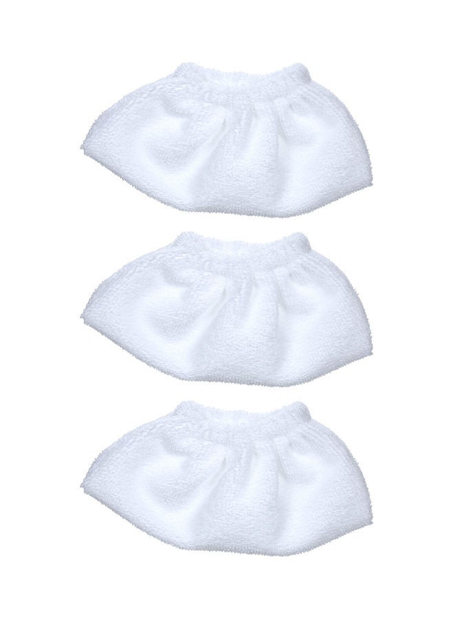 3-Piece Cloth Set Replacement for Karcher SS-1942 White