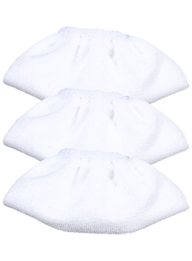 3-Piece Cloth Set Replacement for Karcher SS-1942 White