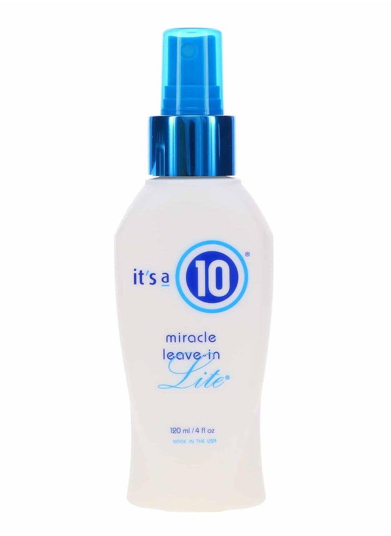 It's a 10 Haircare Miracle Leave-In Lite 4, fl. oz. (Pack of 1)