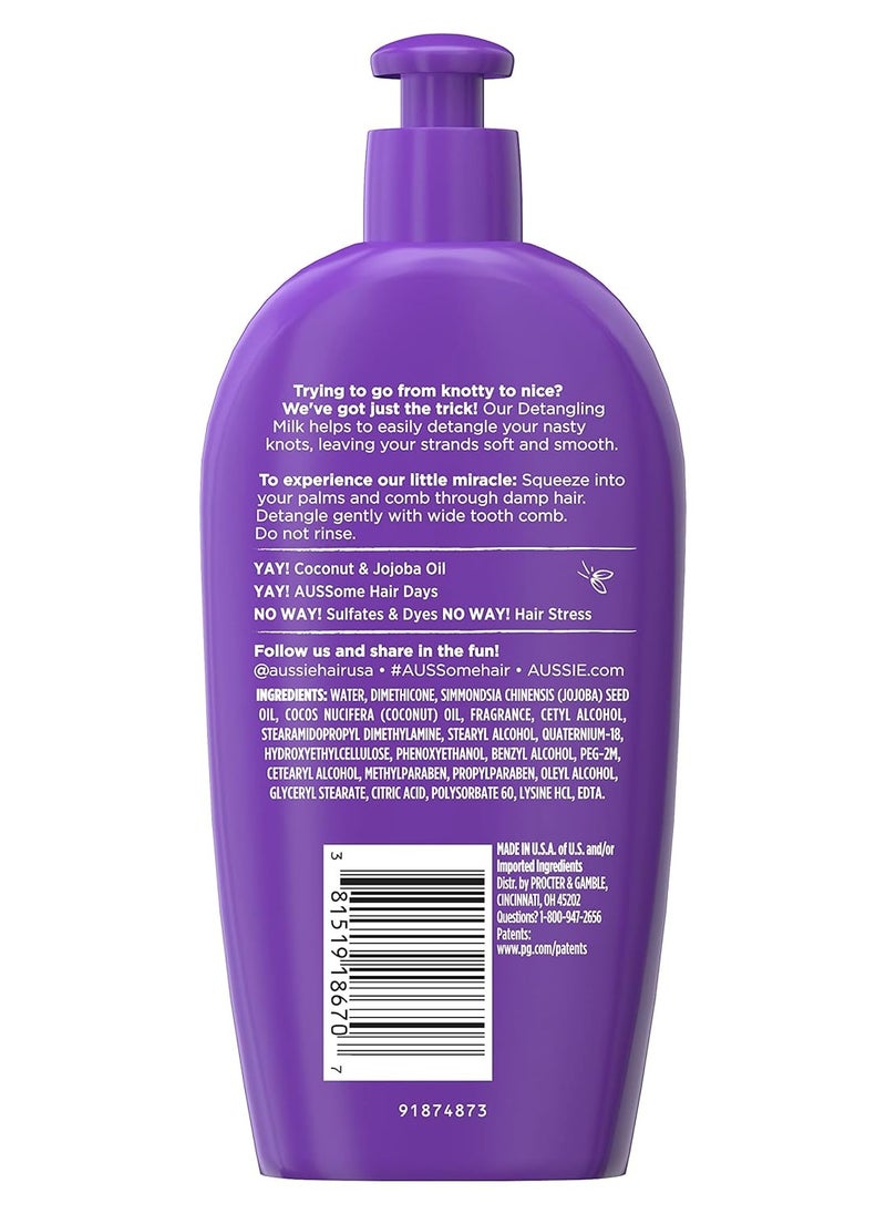 Aussie Miracle Curls with Coconut Oil, Paraben Free Detangling Milk Treatment, 6.7 fl oz