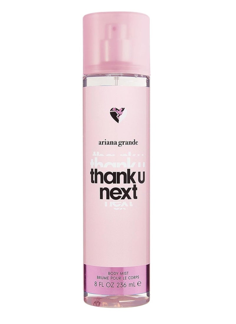 Ariana Grande Thank U, Next Body Mist – Floral Gourmand Fragrance for Women – 8 Fl Oz