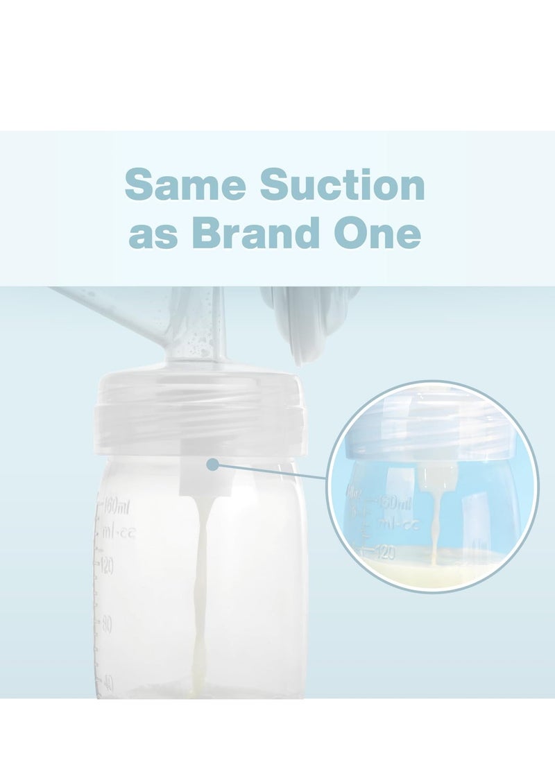 8 Pcs Papablic Duckbill Valves and Backflow Protector - Compatible with Spectra S1, Spectra S2, Spectra 9 Plus Breast Pumps. Not Original Spectra Pump Parts. BPA/DEHP Free