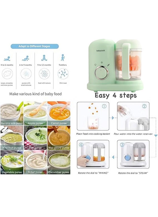 Shatterproof Electric Steam Multifunction Baby Food Processor