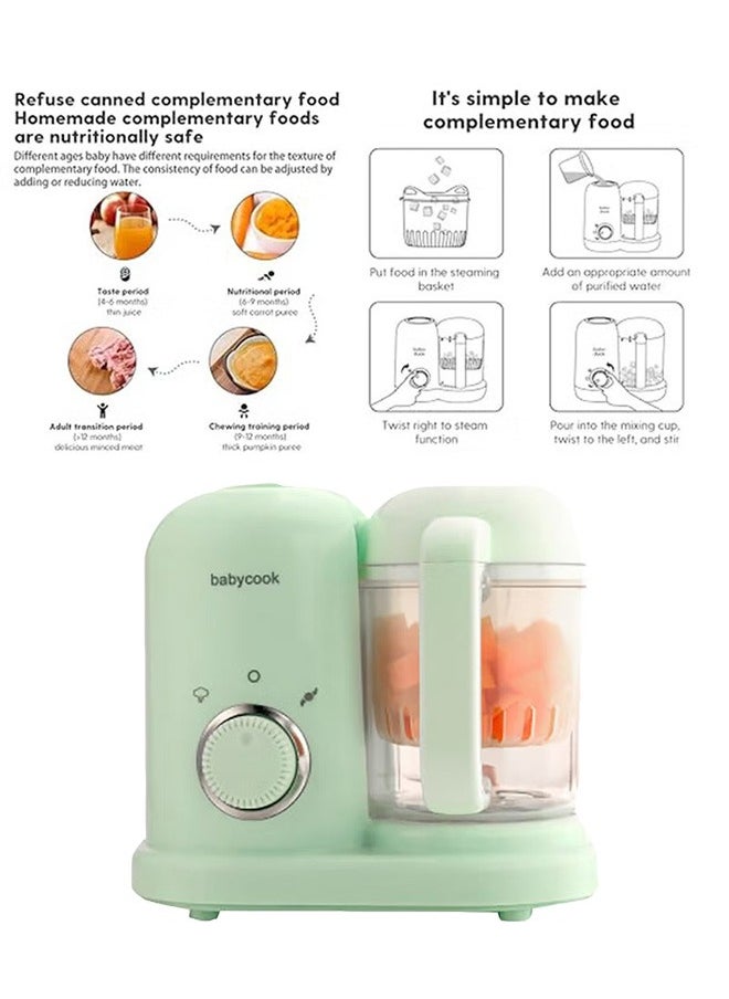 Shatterproof Electric Steam Multifunction Baby Food Processor