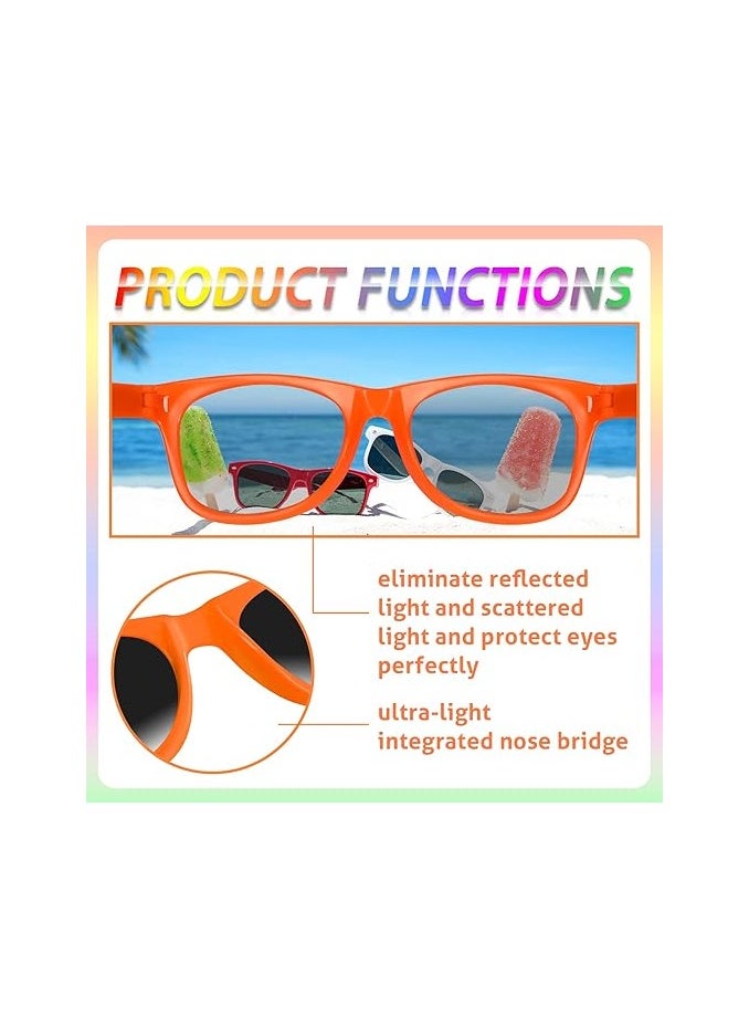 12Pcs Kids Sunglasses Bulk – Party Favors for Kids Birthday Return Gifts | UV Protection, Pinata Filler, Stocking Fillers, Goodie Bag Toys for Girls & Boys