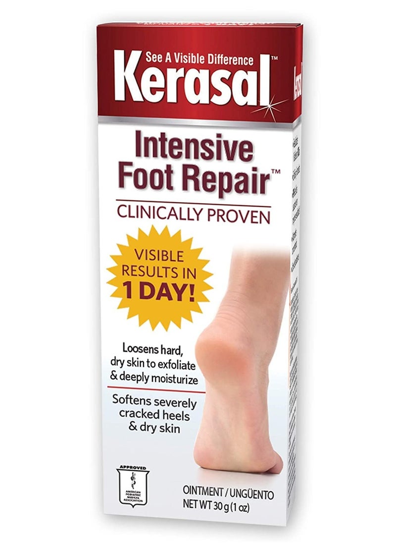 Kerasal Intensive Foot Repair Ointment 1 oz (Pack of 2)