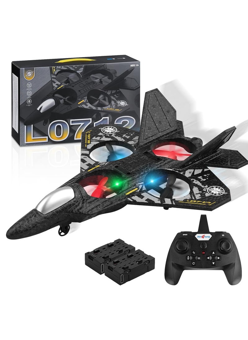 RC Plane, 2.4GHz Remote Controlled Aeroplane L0712 Quadcopter Floating Fighter Aircraft RC Aeroplane RTF for Beginners