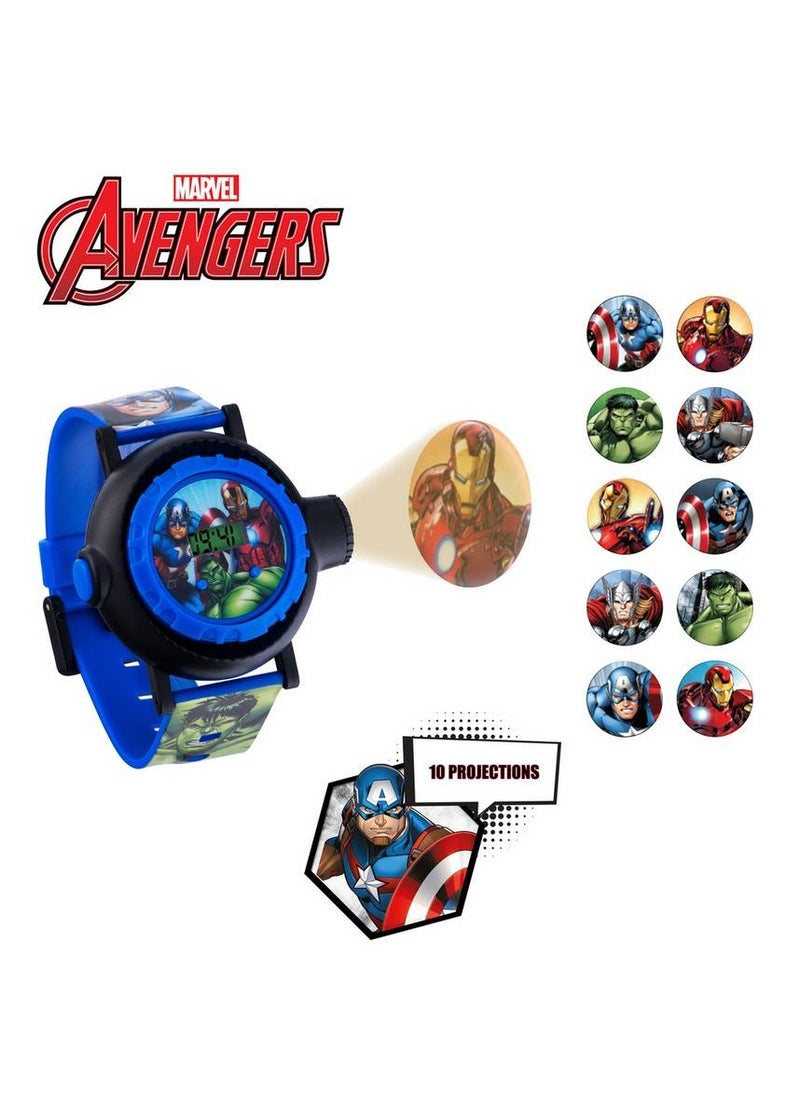 Avengers Quartz Digital Dial Rubber Strap Boys Watch