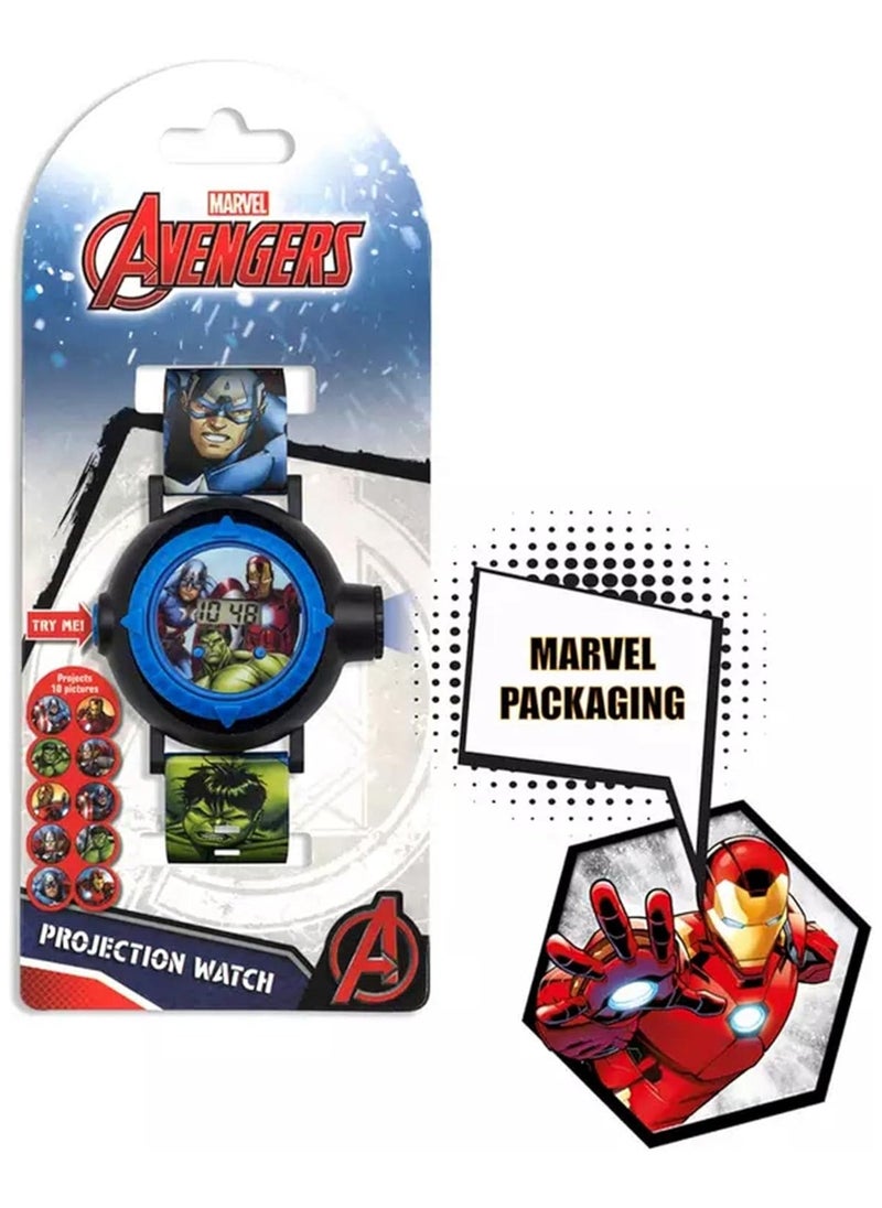 Avengers Quartz Digital Dial Rubber Strap Boys Watch