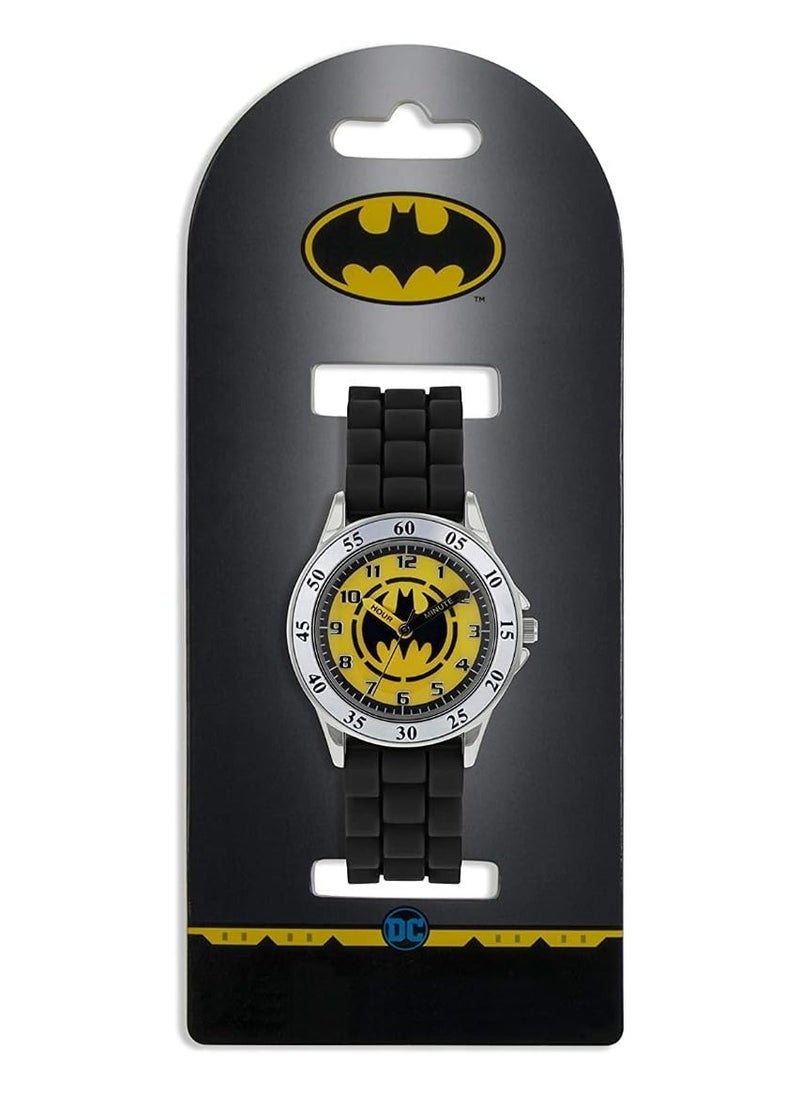 Batman  Analogue Quartz Watch with Rubber Strap