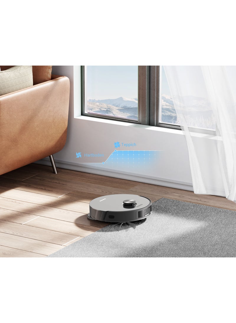 Dreame L10 Pro Robot Vacuum Cleaner 2 in 1, Rotating Mop, 3D Obstacle Detection, Multi-Level Mapping, Powerful Suction 5300Pa Hard Floor Mat, Pet Hair, WiFi/APP/Alexa, Black 46 W RLS5L-B BLACK