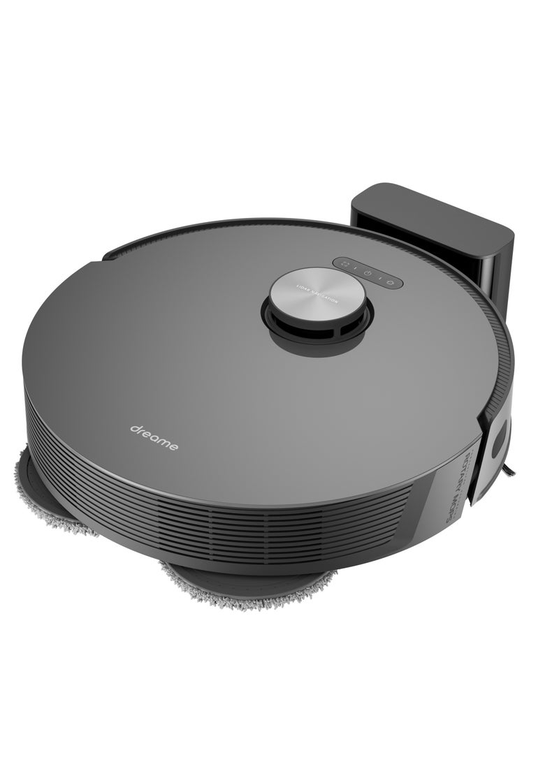 Dreame L10 Pro Robot Vacuum Cleaner 2 in 1, Rotating Mop, 3D Obstacle Detection, Multi-Level Mapping, Powerful Suction 5300Pa Hard Floor Mat, Pet Hair, WiFi/APP/Alexa, Black 46 W RLS5L-B BLACK