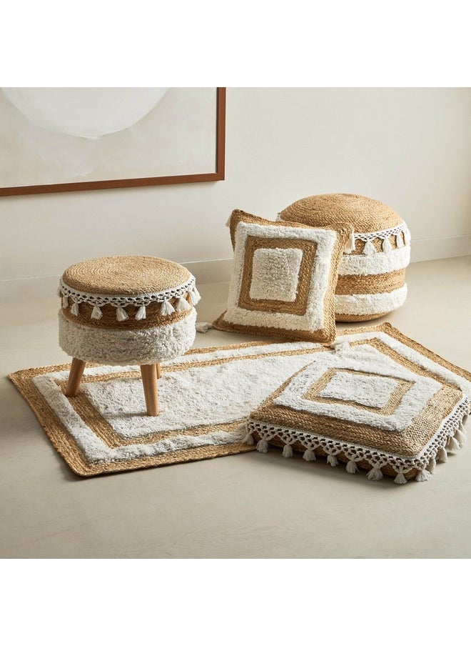 Eco Midtown Handmade Jute Floor Cushion 50 x 50 cm