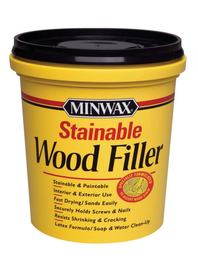 Minwax 42853000 Stainable Wood Filler, 16-Ounce