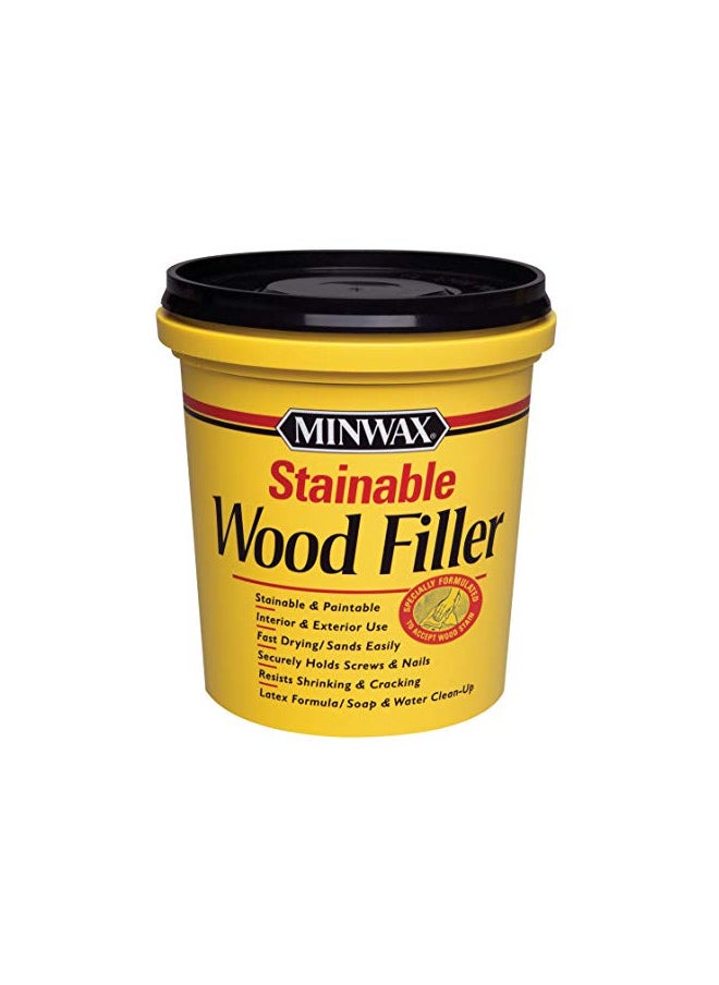 Minwax 42853000 Stainable Wood Filler, 16-Ounce