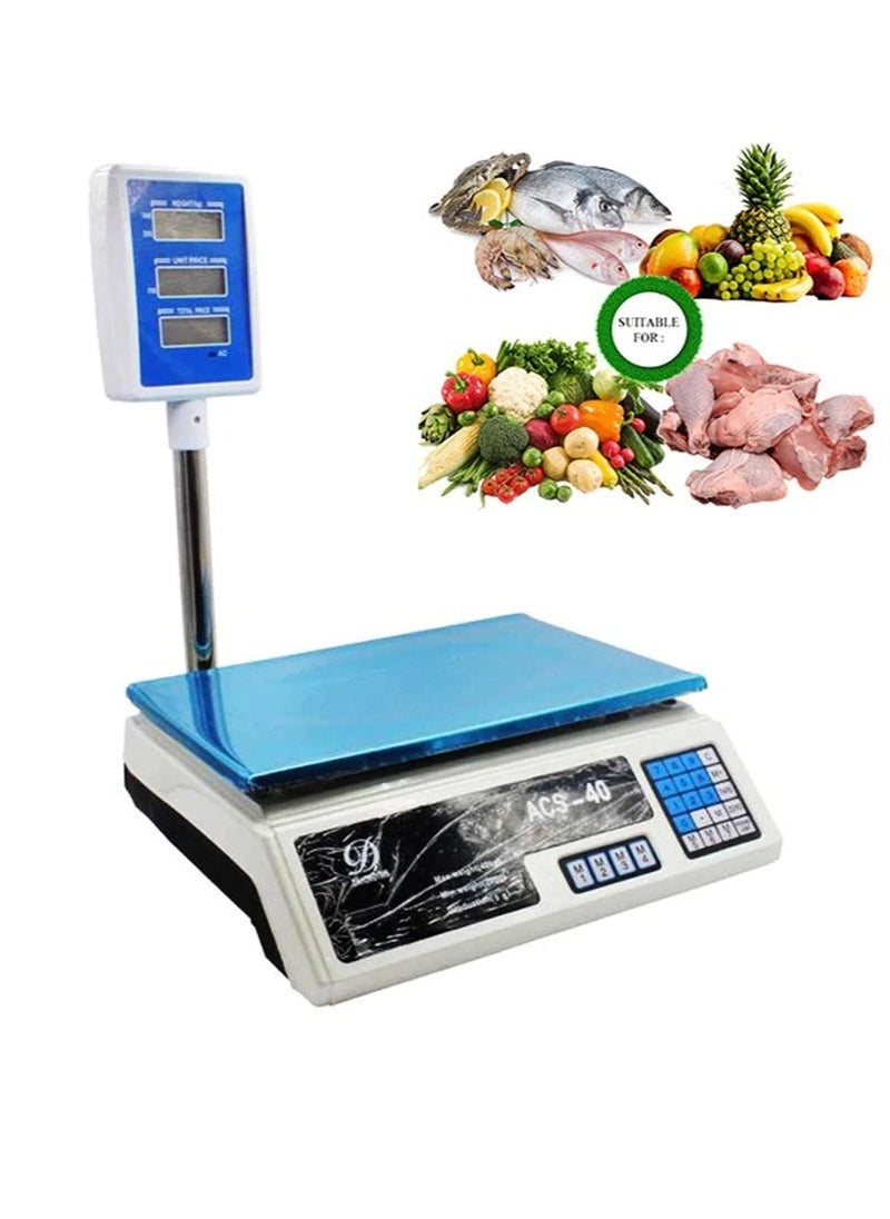 Electronic Digital Price Computing Platform Scale / ACS-40