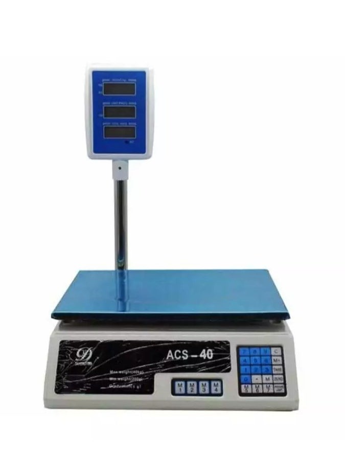 Electronic Digital Price Computing Platform Scale / ACS-40