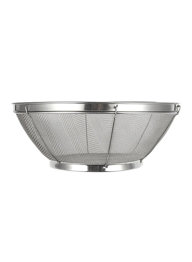 5-Piece Fruit Basket Strainer Silver