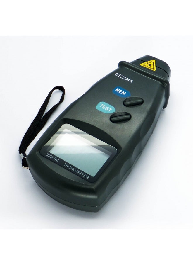 Digital Photo Laser Tachometer Non Contact Tach RPM Meter