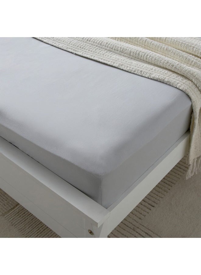 Essential Super King Cotton Flat Sheet 270 x 260 cm