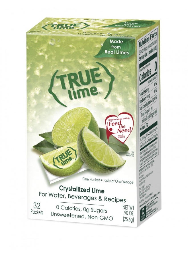 True Lemon, Lime, Orange & Grapefruit 32ct Boxes Sampler Pack (4 packs)