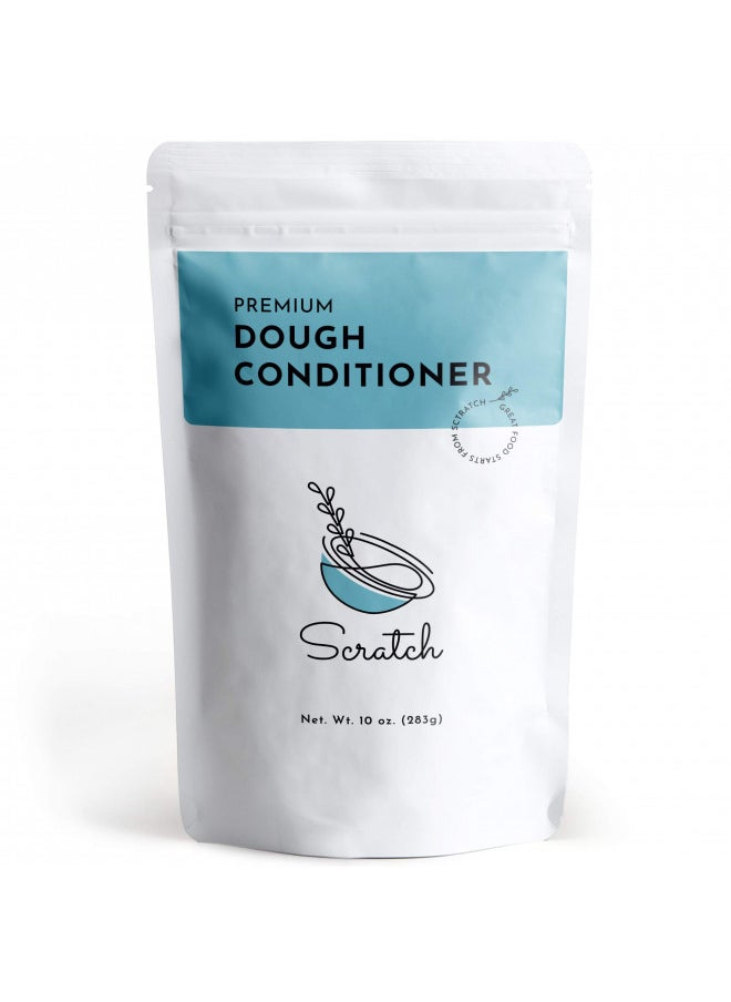 Scratch Premium Dough Conditioner - (10 oz) All Grain Bread Improver For Making Dough - Dough Enhancer for Bread to Improve Texture and Longer Lasting Bread