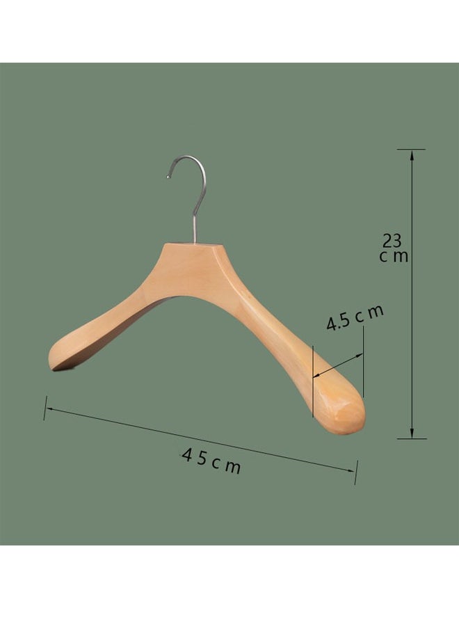 Pack of 5 Non-Slip Swivel Hook Wooden Hangers