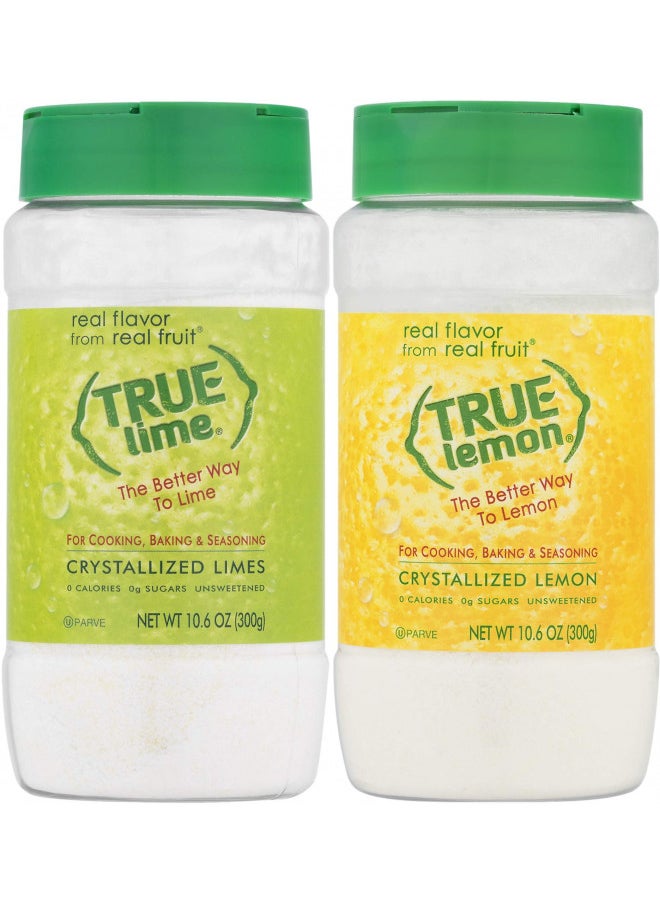 True Lemon Two Pack - Lemon Shaker and Lime Shaker - 10.6 oz