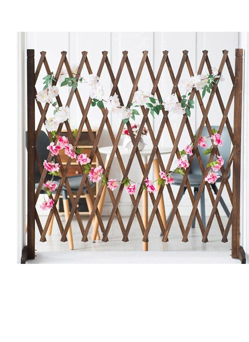 𝐅𝐅𝐃 Expandable Garden Trellis Fence , Freestanding Outdoor Pet Safety Fence for Patio, Lawn & Climbing Plants