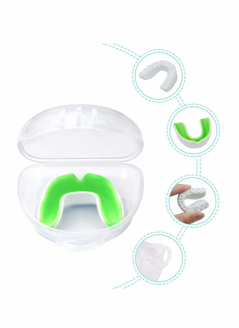 5 pcs Mouth Guard Athletic Mouth Guards Trimmable Mouthguard Kids Mouthguard for Boxing, MMA, Rugby, Muay Thai, Hockey, Judo, Karate Martial Arts and All Contact Sports