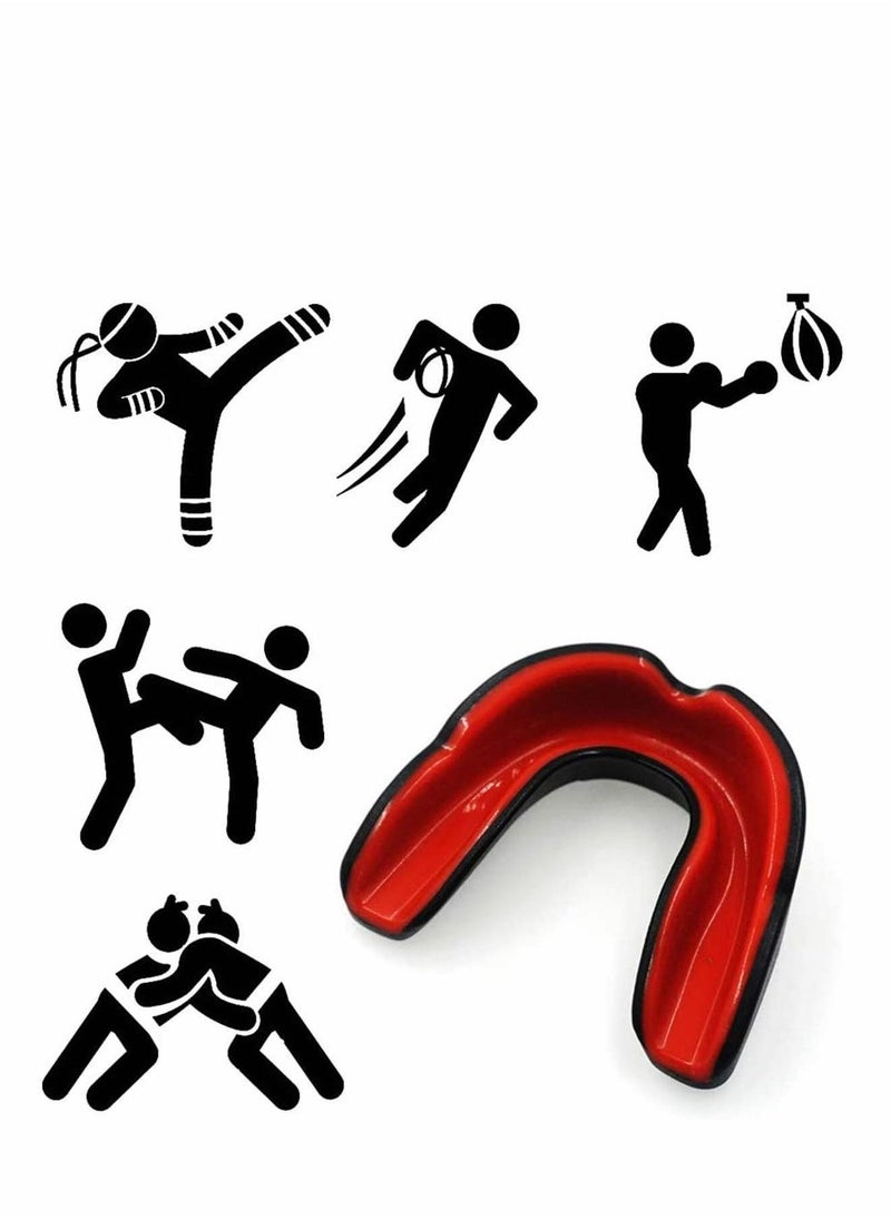 5 pcs Mouth Guard Athletic Mouth Guards Trimmable Mouthguard Kids Mouthguard for Boxing, MMA, Rugby, Muay Thai, Hockey, Judo, Karate Martial Arts and All Contact Sports