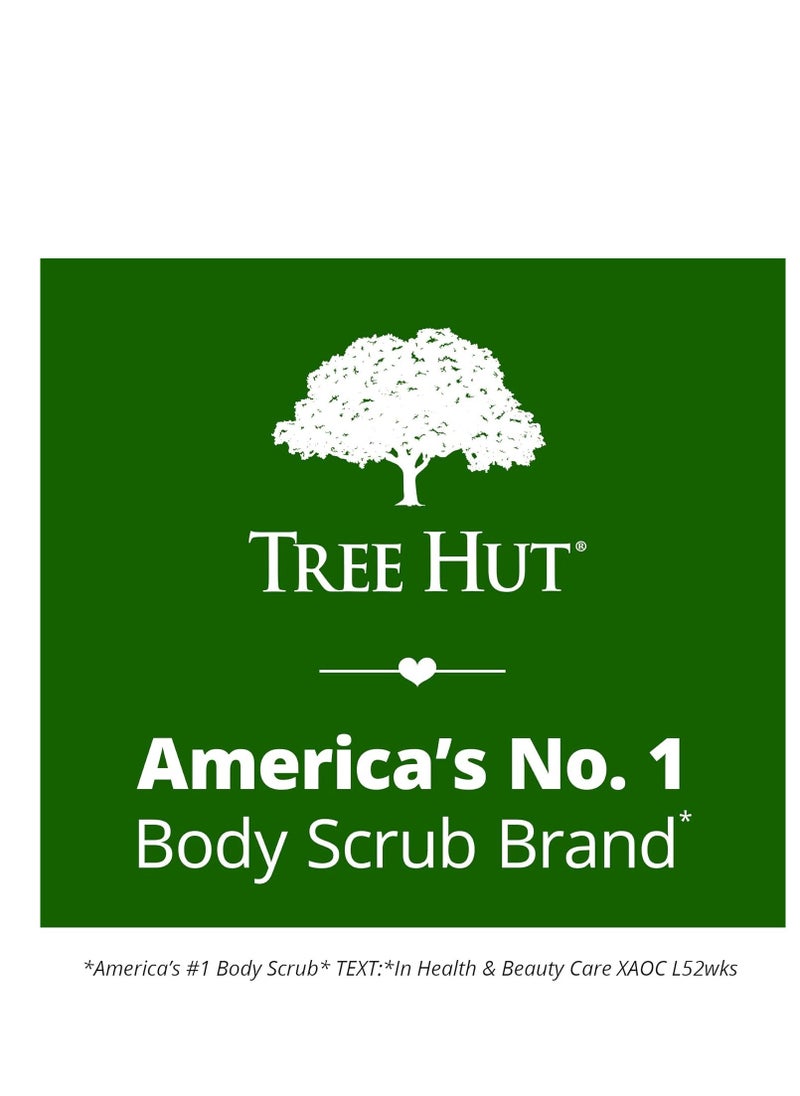 Tree Hut Ultra Hydrating and Exfoliating Sugar Scrub Mocha & Coffee Bean for Nourishing Essential Body Care, 18 Ounce