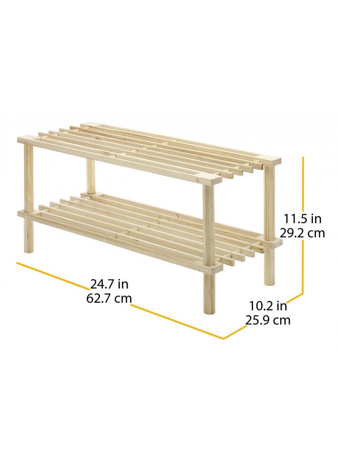 Whitmor Wood Household Shelves, Natural