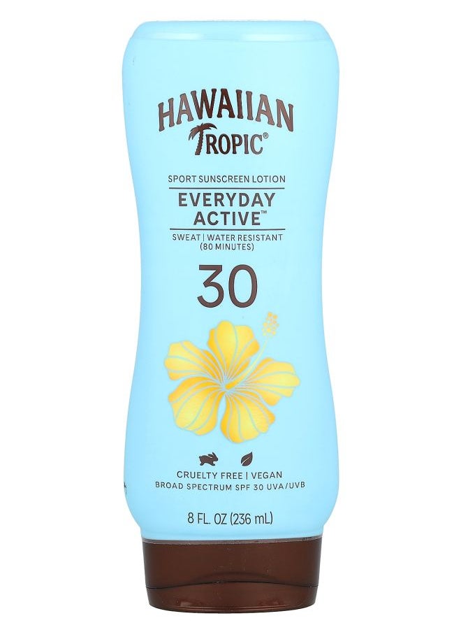 Sport Sunscreen Lotion Everyday Active SPF 30 8 fl oz (236 ml)