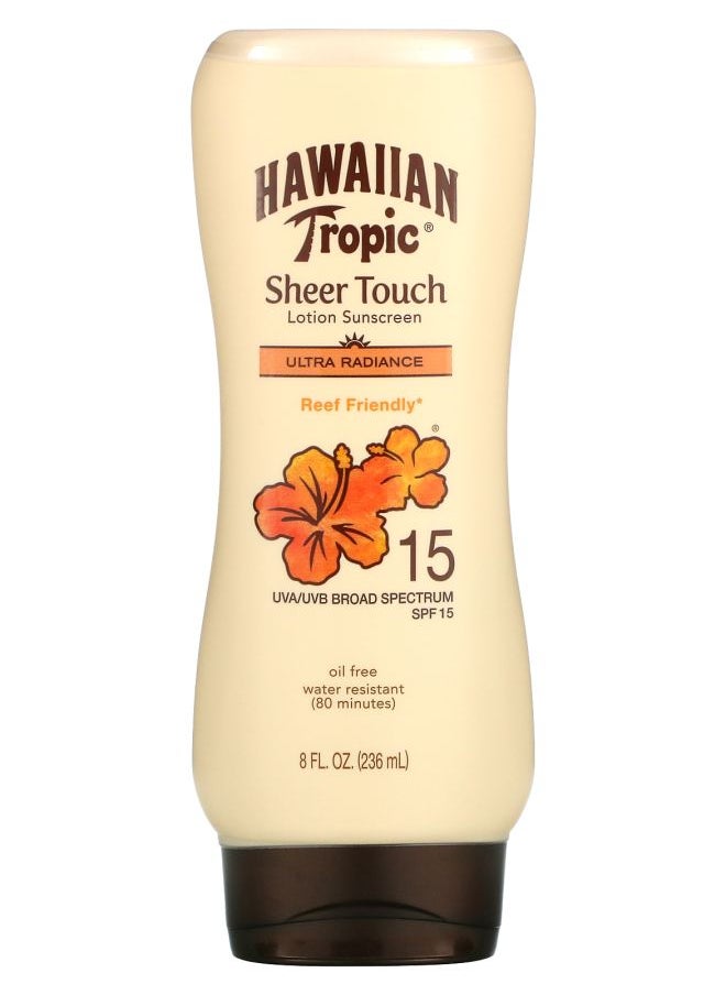 Sheer Touch Lotion Sunscreen Ultra Radiance SPF 15 8 fl oz (236 ml)