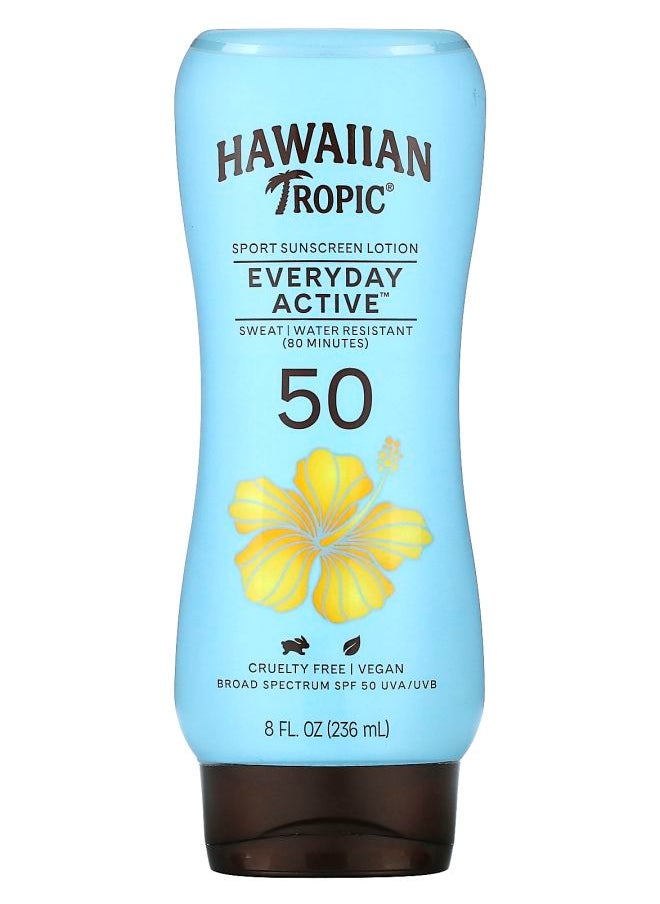 Everyday Active Sport Sunscreen Lotion SPF 50 Light Tropical 8 fl. oz (236 ml)