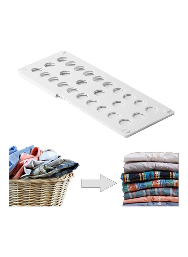 Clothes Laundry Folder Board White