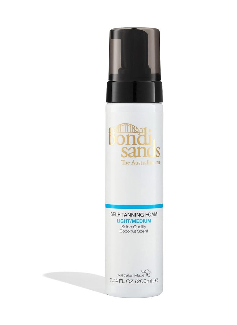 Light Medium Self Tanning Foam Lightweight Buildable Formula Gives a Sun kissed Glow for a Flawless Finish 200 mL 7 04 Oz