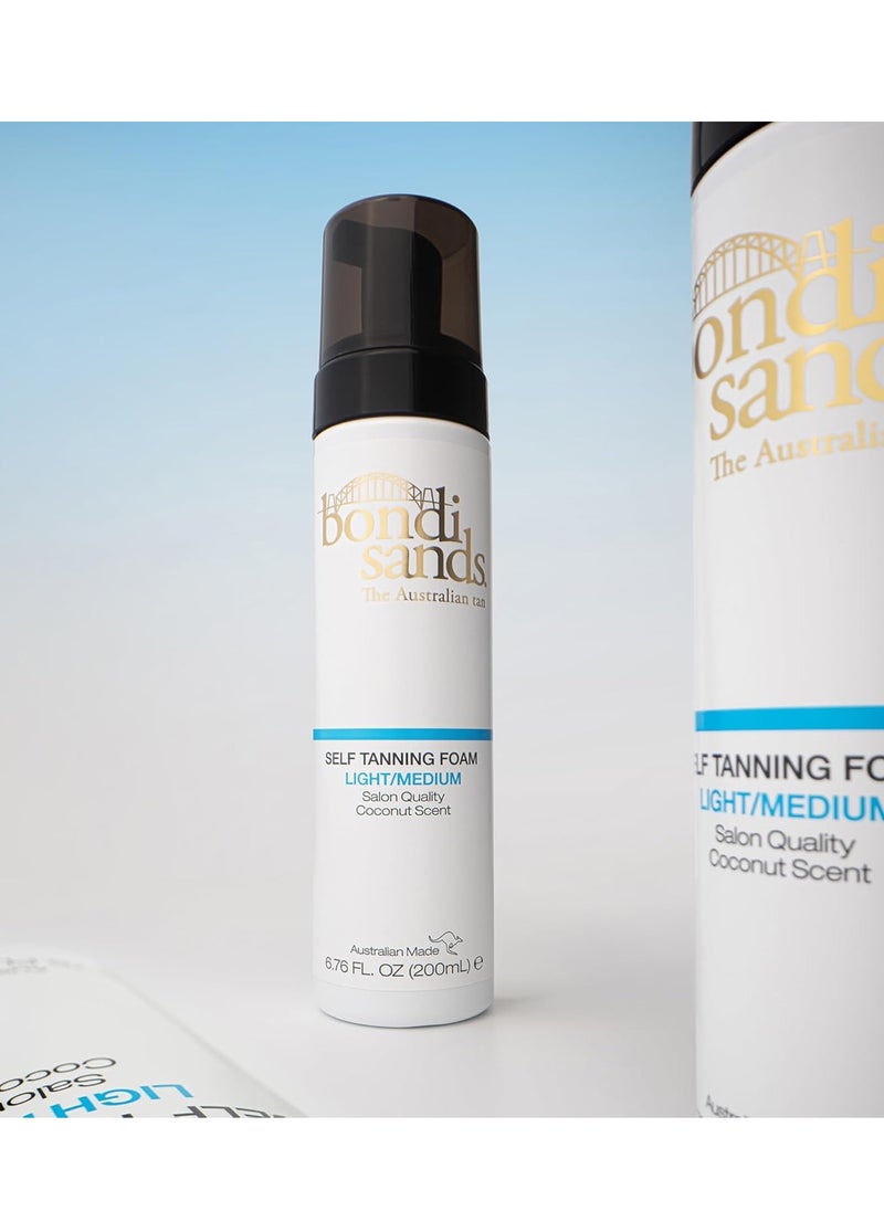 Light Medium Self Tanning Foam Lightweight Buildable Formula Gives a Sun kissed Glow for a Flawless Finish 200 mL 7 04 Oz