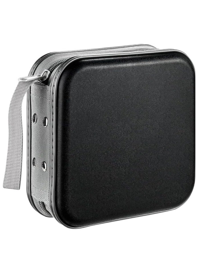 DVD Case, 48 Capacity CD Case Portable CD Case Holder Storage Hard Plastic DVD CD Wallet Holder Organizer for Car