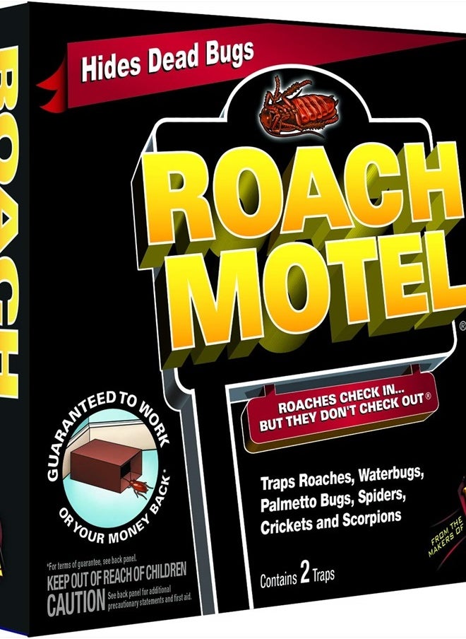 Roach Motel Traps, 2-Count, 1-Pack