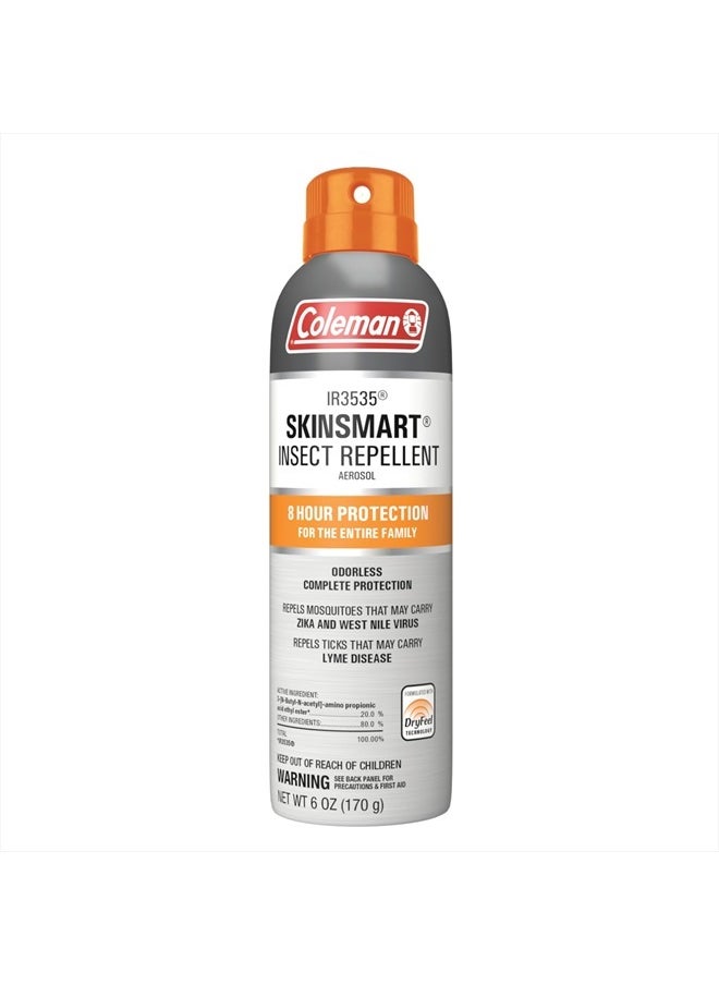 Insect Repellent Spray – SkinSmart Non-DEET Insect Repellent Spray, Protection Against Ticks, Mosquitoes, chiggers, gnats, Fleas and Flies, Ideal for Camping, Hiking, Outdoor Activities, 6oz