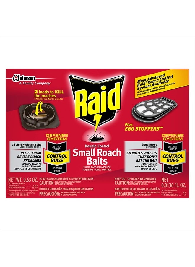 Double Control Small Roach Baits Plus Egg Stopper 12 Count (Pack of 1)