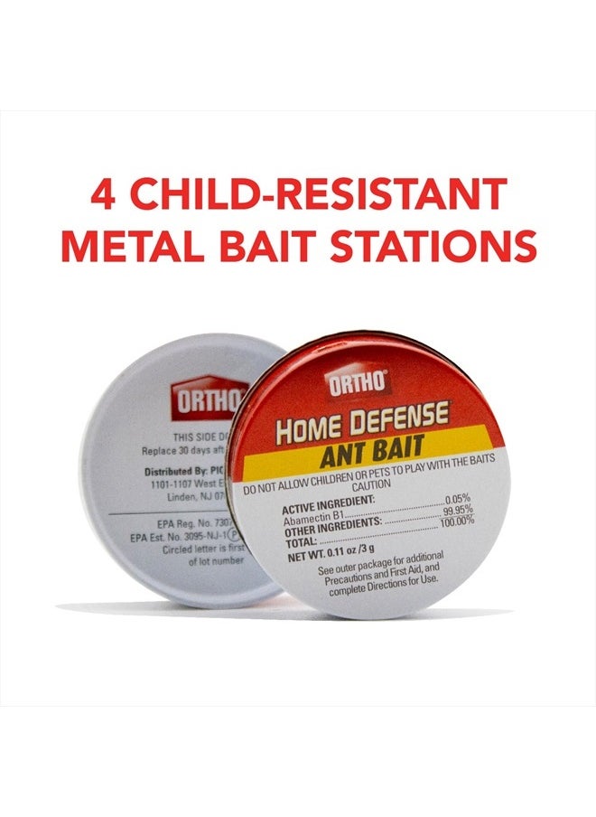 Home Defense 4PK Metal Outdoor/Indoor Bait Stations