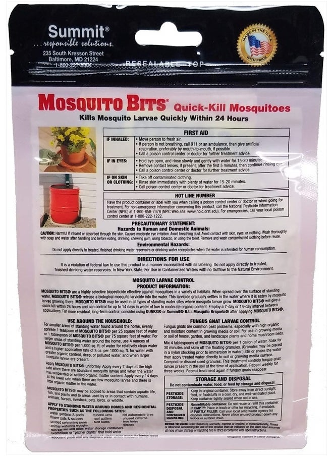 116-12 Quick Kill Mosquito Bits, 8-Ounce