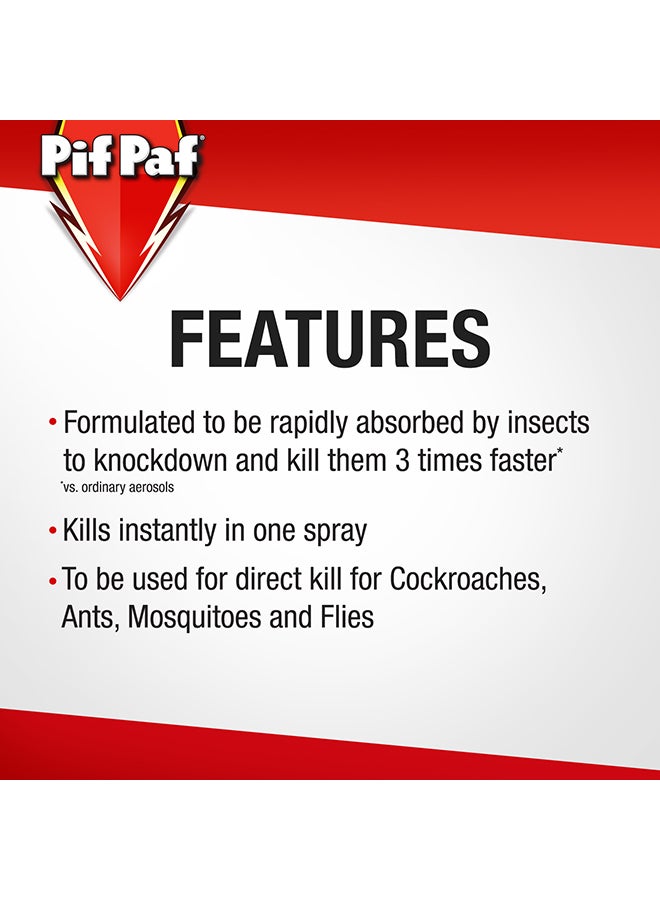 All Kills Cockroaches, Ants, Flies And Mosquitoes Killer Spray Multicolour 3x300ml