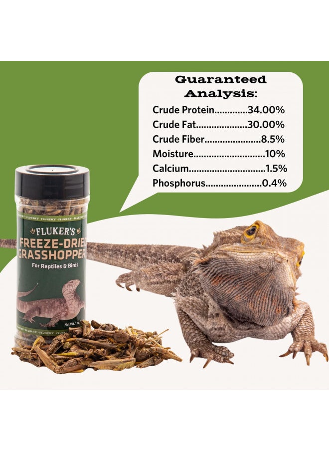 Fluker's Freeze Dried Insects - Grasshoppers, 1oz