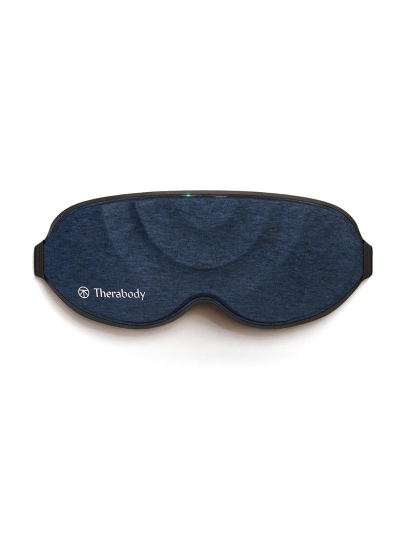 Therabody Sleep Mask Ultra-Comfortable, 100% Blackout Sleep Eye Mask with Gentle Eye Massager Vibration for Stress Relief, Headache Relief & Self Care - Facial Massager Sleeping Mask for Women & Men